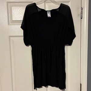 Merona Elegant Black Swim Coverup